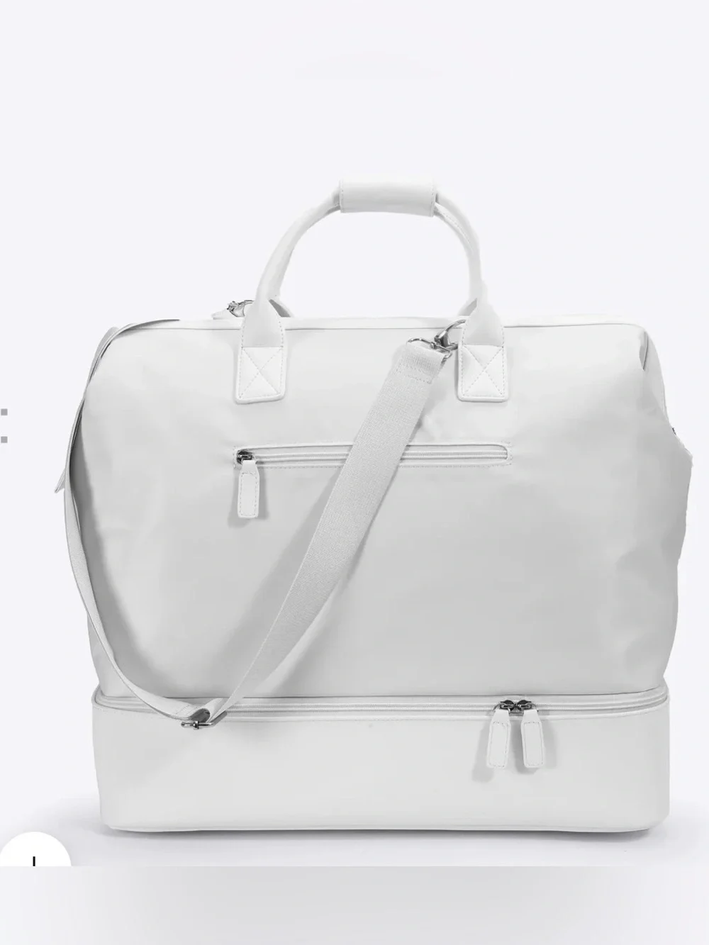 White Travel Backpack - Weekend bag